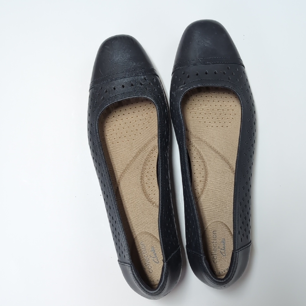 Collection B Navy BluePerforated Flats